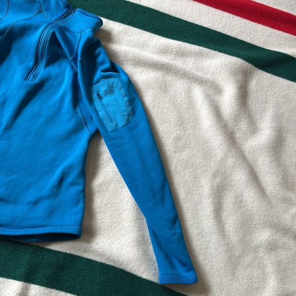 Arc’Teryx Women’s Quarter Zip Fleece Blue Pullover Size Small - Picture 5 of 12